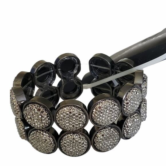 2 FOR $5 SALE NWT  Silver And  Bronze Stretch Bracelet - Picture 3 of 4